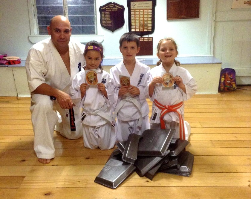 Sempai Rob with his students after the class.