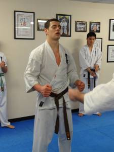 Sempai Sammy Vieira after his forty fights for Shodan.