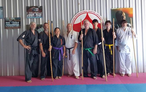 Kobudo students in the KIMAA Lismore Seminar.
